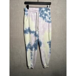 American Eagle Womens Tie Dye Multi Color Drawstring Tapered Sweat Pants Size XS